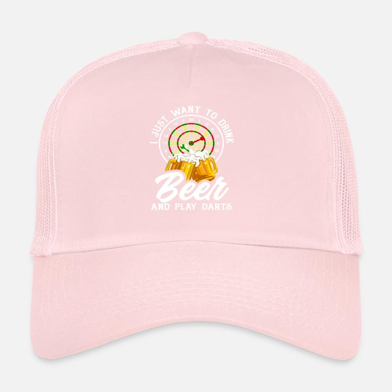 Bière à boire Fléchettes Joueurs de fléchettes Casquette trucker 