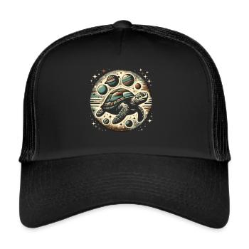 Galactic Turtle: Universe Exploration - Trucker Cap - black/black - Front