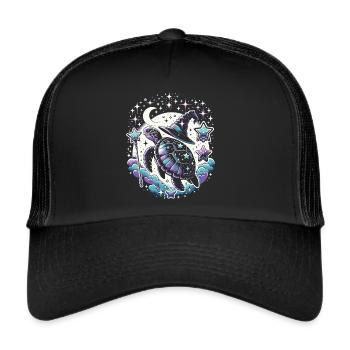 Magic Meets Turtle: Star Charmer - Trucker Cap - black/black - Front