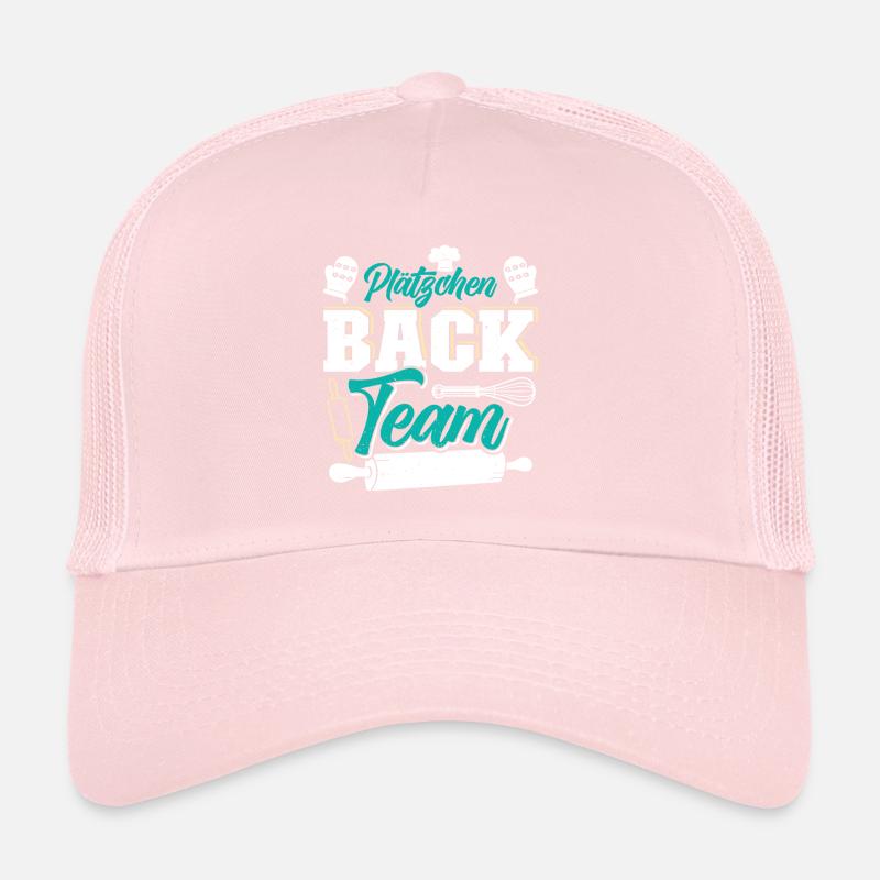 Plätzchen Back Team Weihnachtsgebäck Kekse Trucker Cap