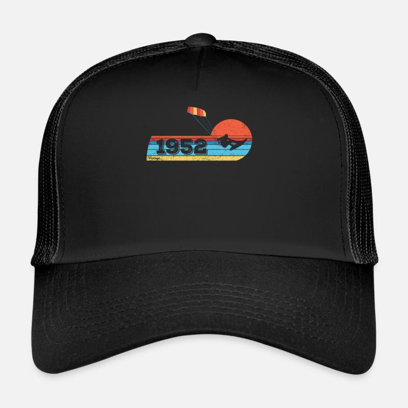 Kitesurf Anniversaire Vintage 1952 Né Casquette trucker 