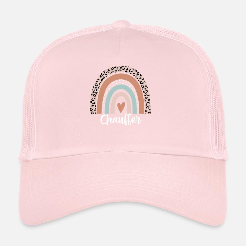 Chauffeur Regenbogen Leopard Lustiger Chauffeur Trucker Cap