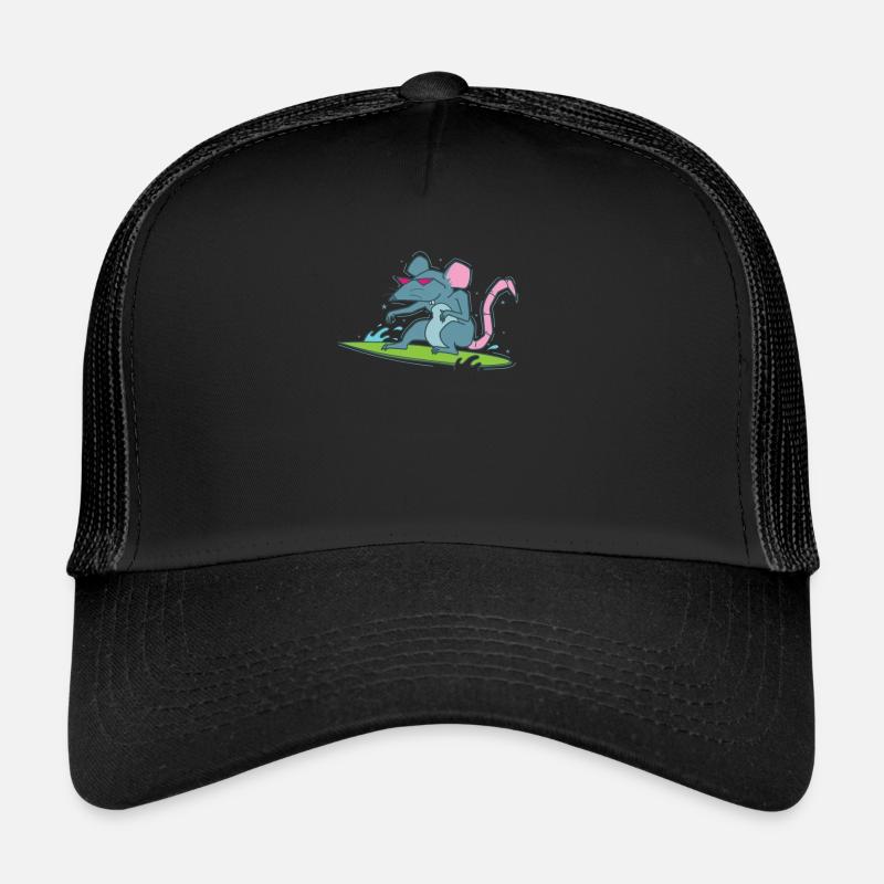 Rat Surfing Rongeur de compagnie Casquette trucker 