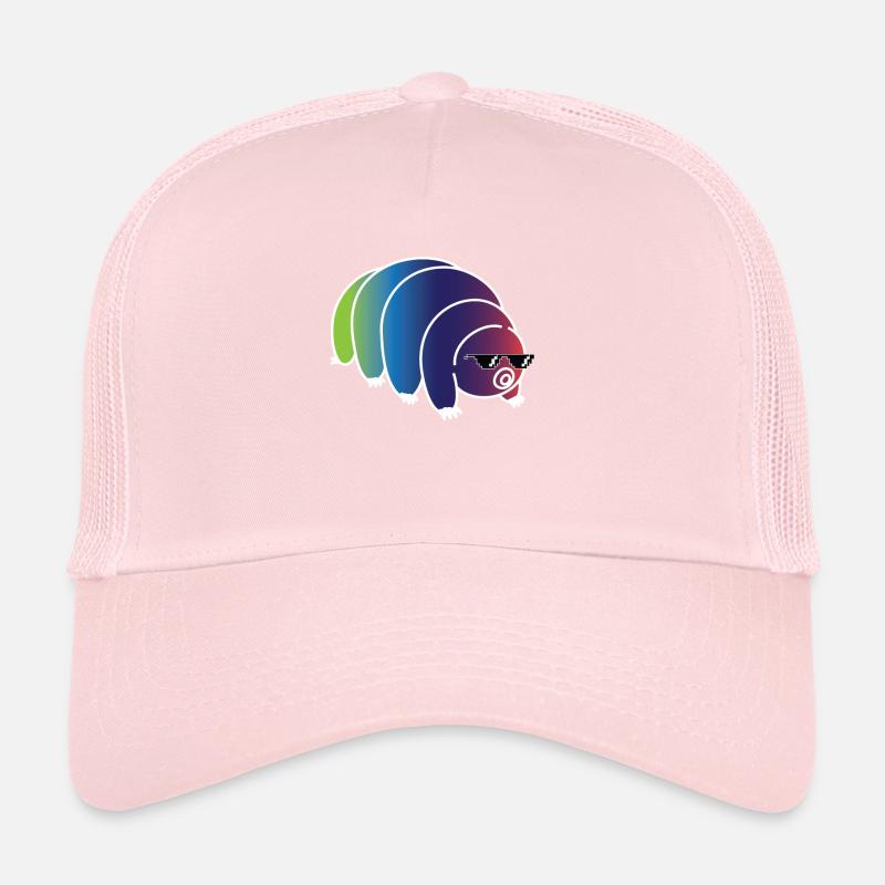Arc-en-ciel de tardigrade cool Casquette trucker 