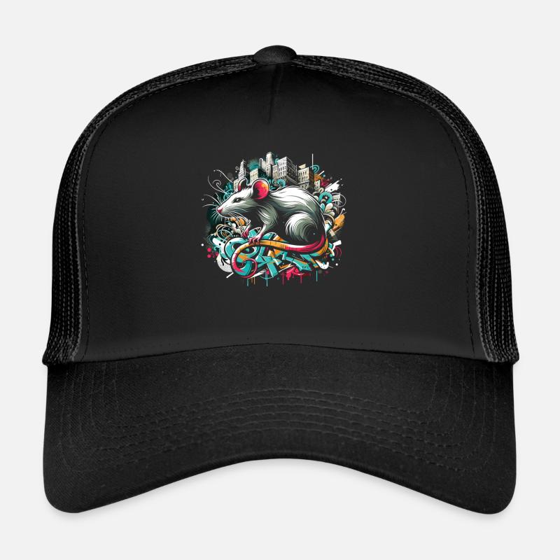 Graffiti Rat : l’intelligence urbaine Casquette trucker 