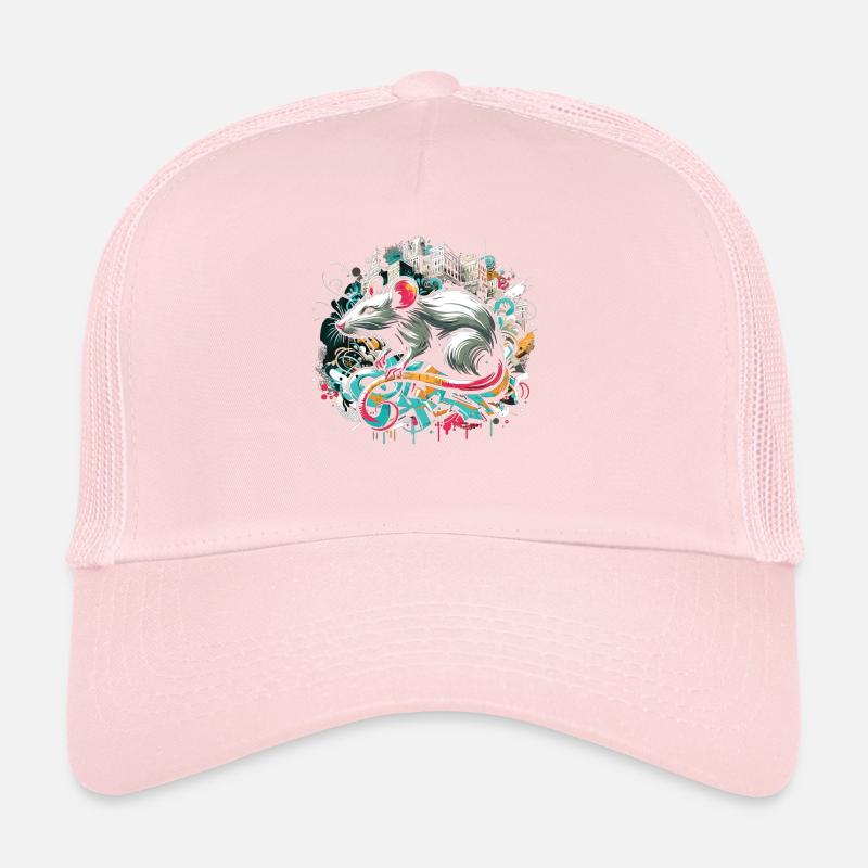 Graffiti Rat : l’intelligence urbaine Casquette trucker 