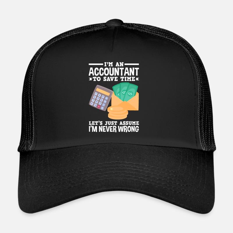 Drôle de cadeau comptable de conseiller fiscal Casquette trucker 