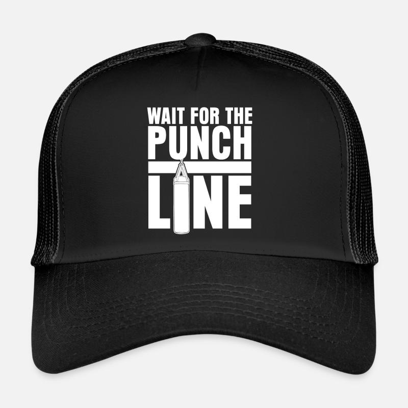 Punching Bag Boxing Gloves Boxer Trucker Cap