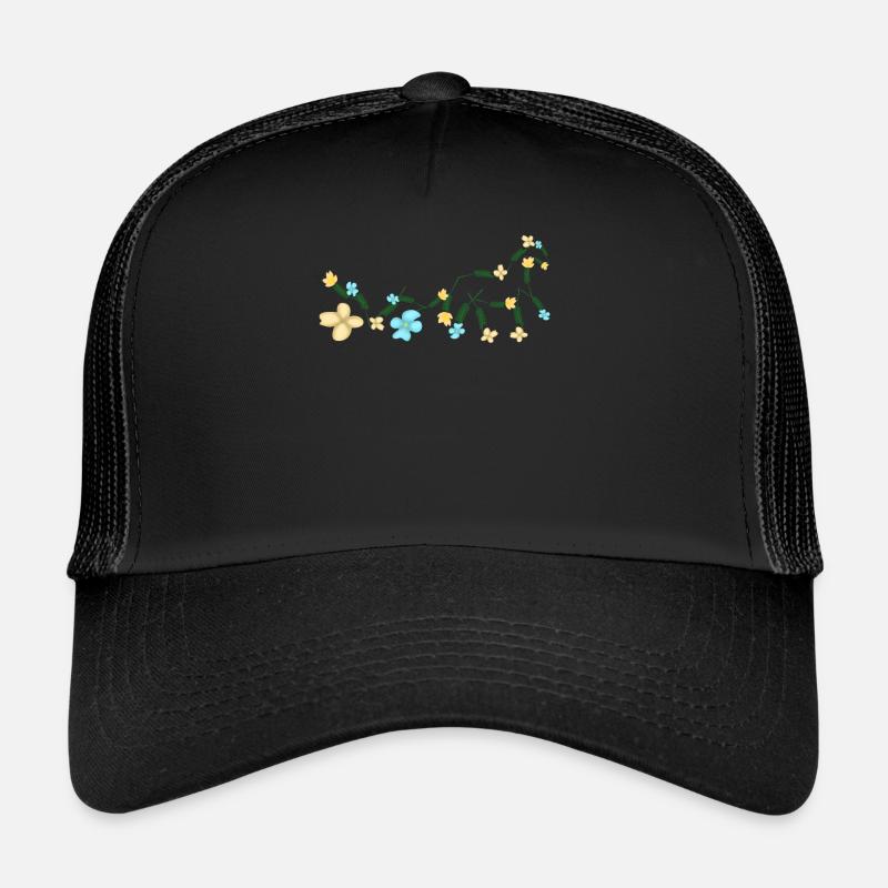 Calèche Fleurs Cocher Casquette trucker 