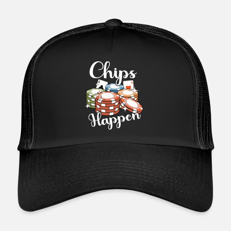 Poker Joueurs de poker Casquette trucker 