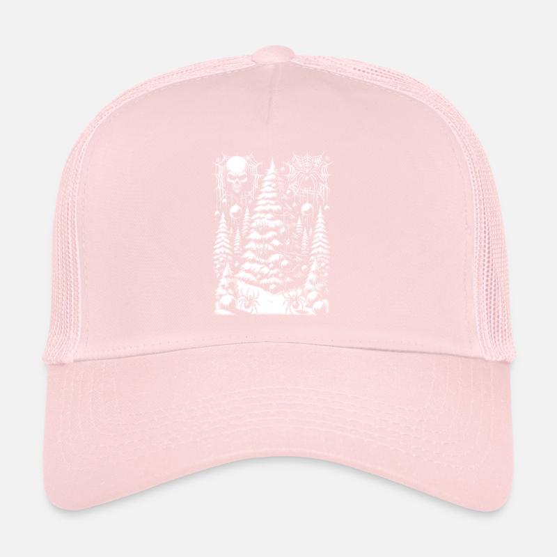 Effroyable Forêt Festive Gothique Hiver Casquette trucker 