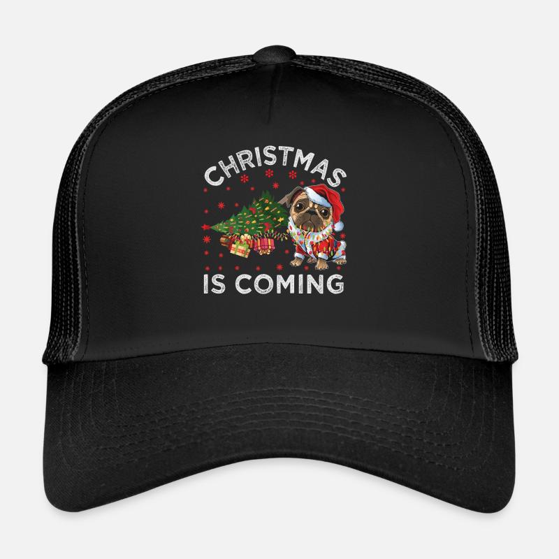 Noël arrive version chien Casquette trucker 