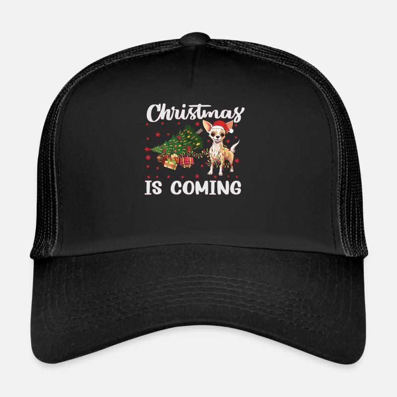 Noël arrive version chien Casquette trucker 