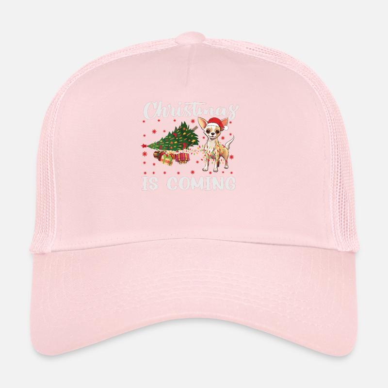 Noël arrive version chien Casquette trucker 