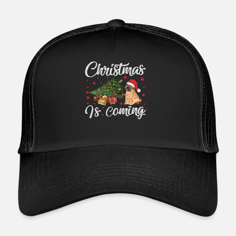 Noël arrive version chien Casquette trucker 