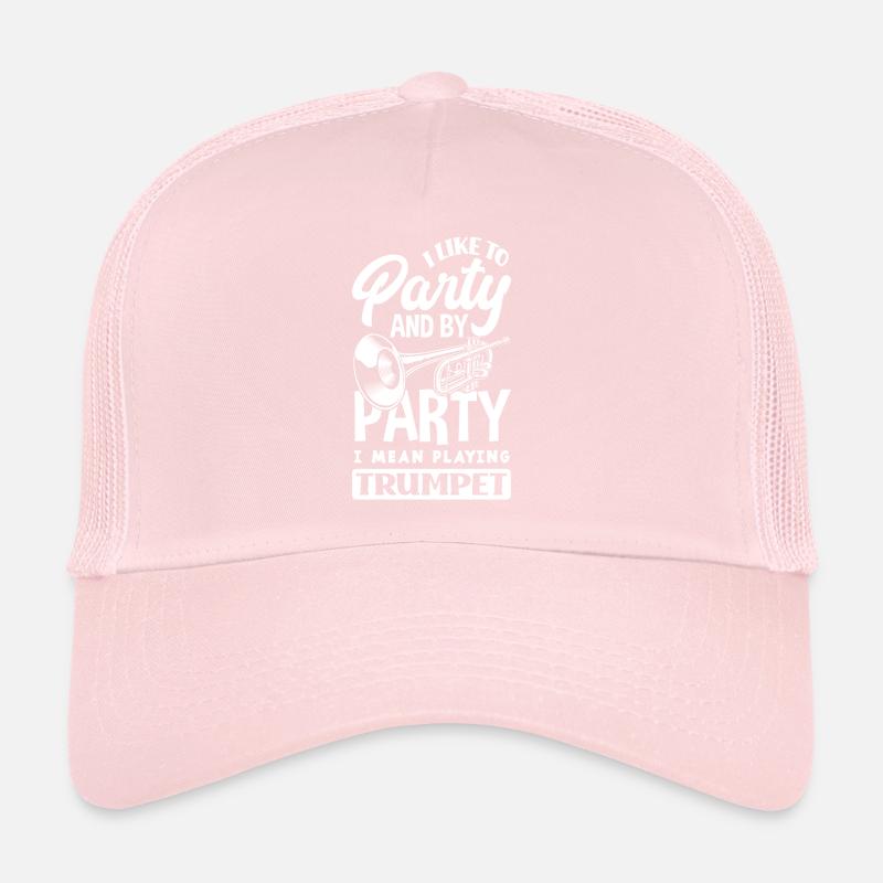 Trompete Trompeter Trompeten Spieler Trucker Cap