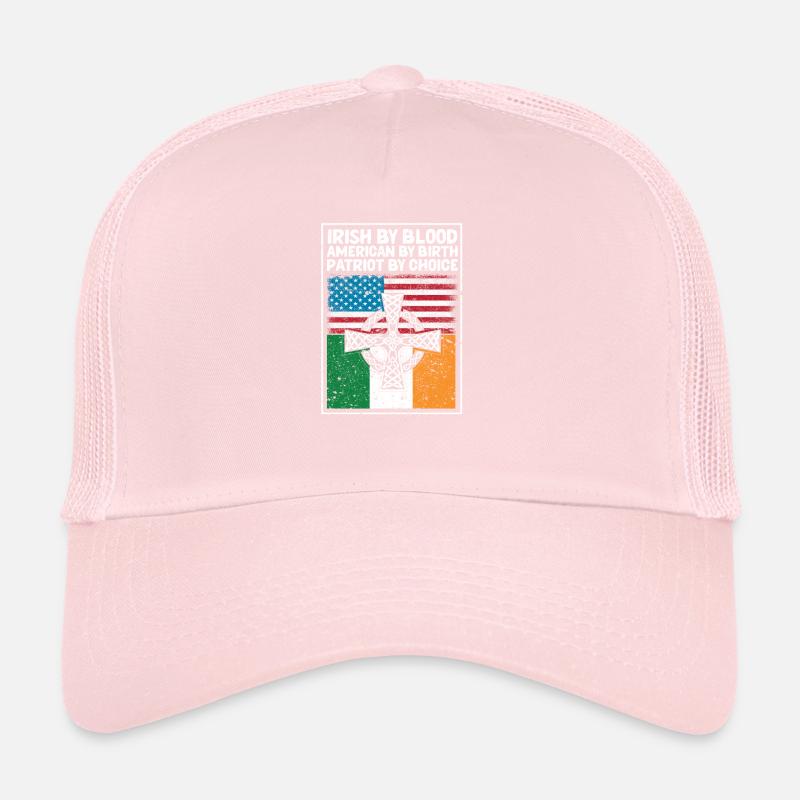 Irish by Blood American by Birth Trucker Cap