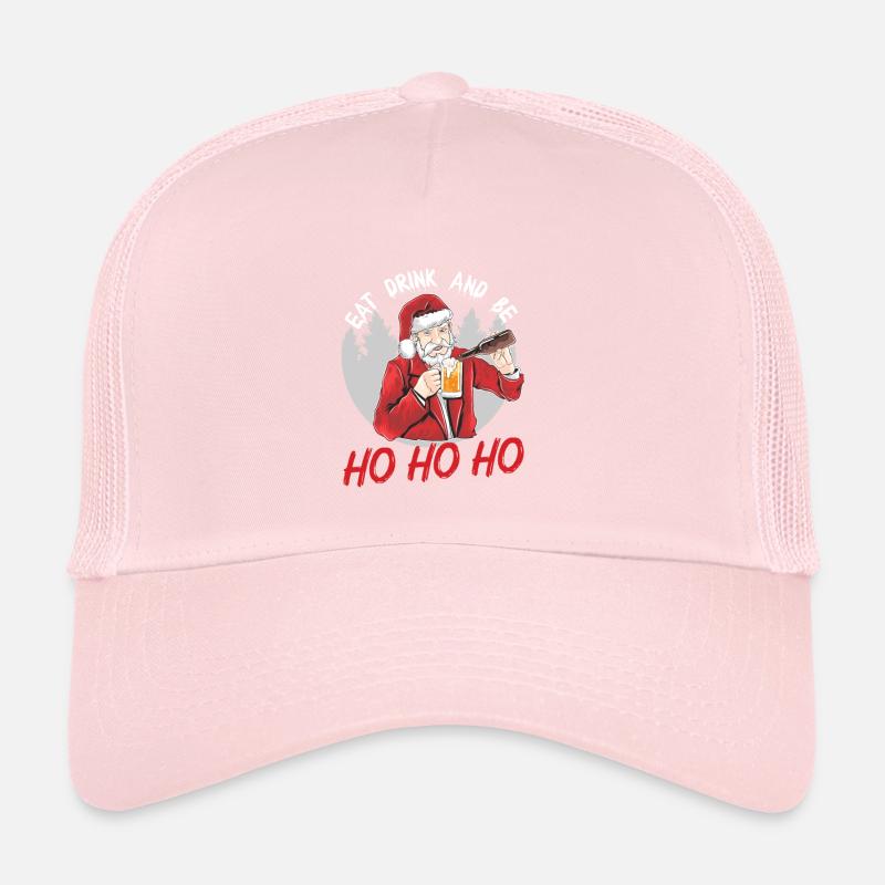 hohoho Eat and Drink Santa Trucker Cap