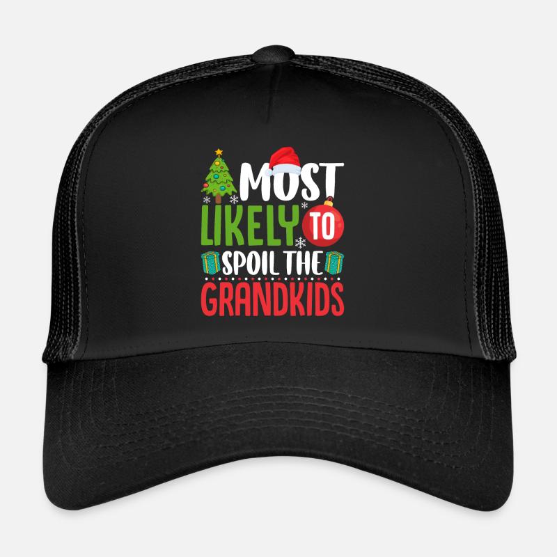 Le plus susceptible de gâter les petits-enfants drôle Casquette trucker 