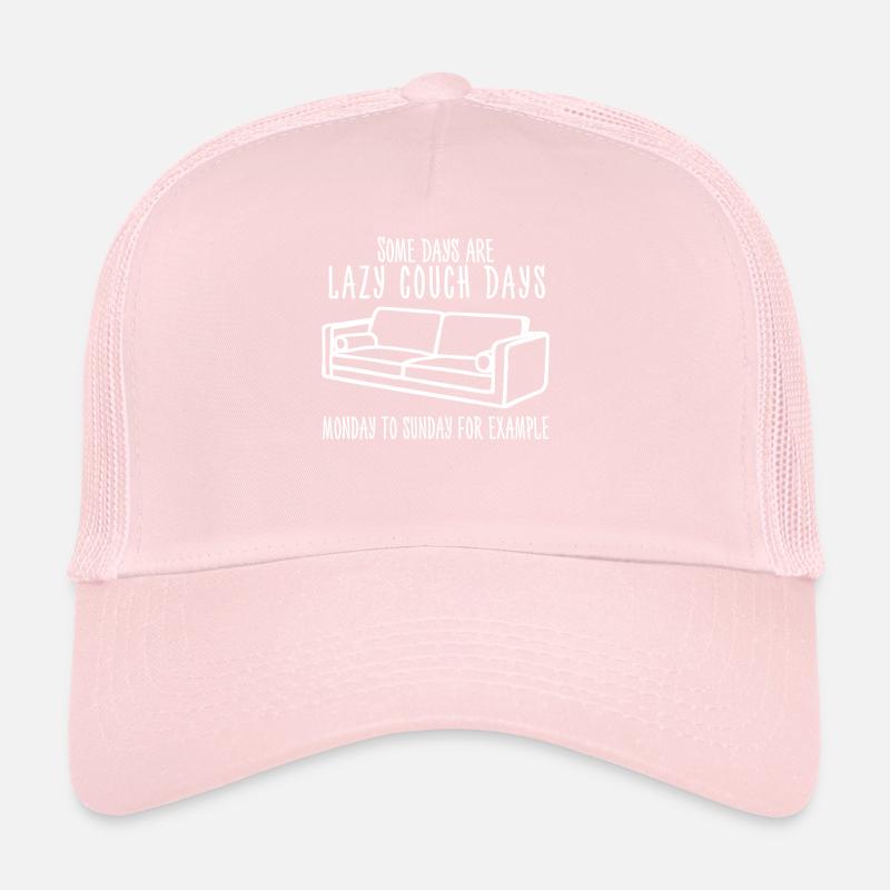 Blague sur le canapé Casquette trucker 