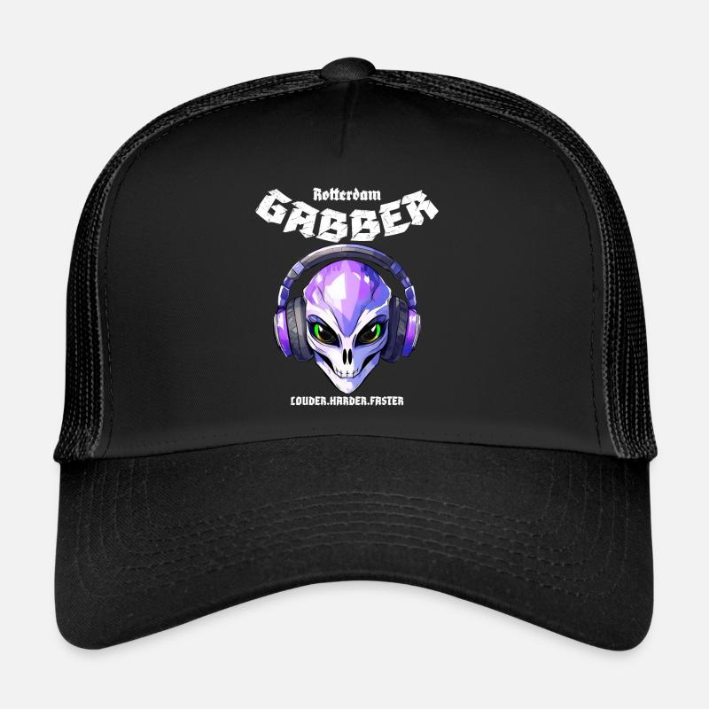 Gabber Rotterdam Techno Hardcore Speedcore Casquette trucker 