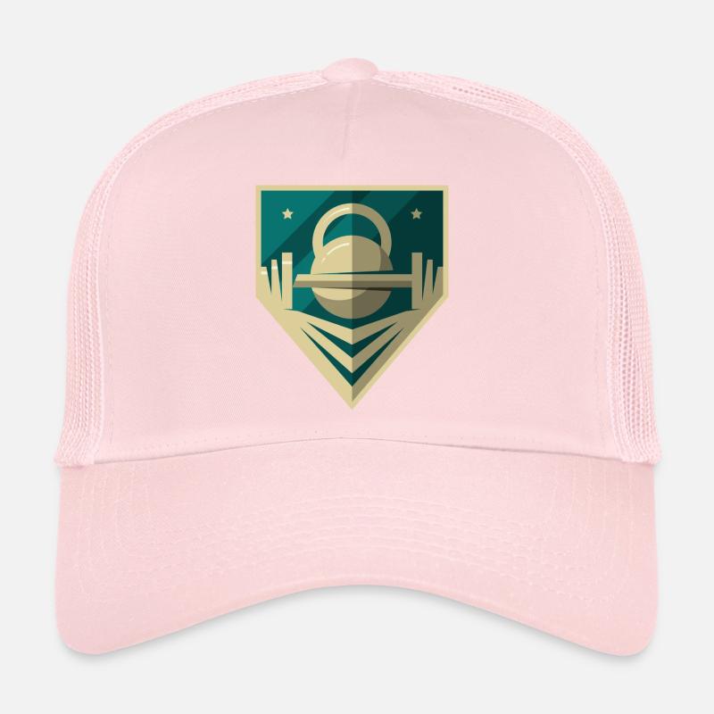 Dumbbell Logo Trucker Cap