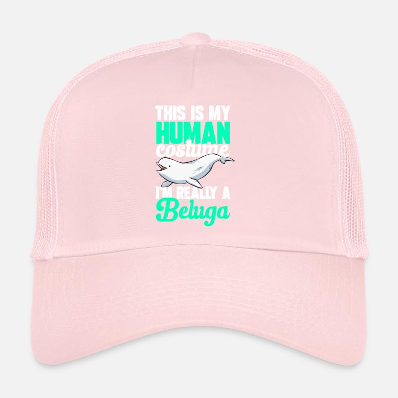 Baleine blanche Béluga Casquette trucker 