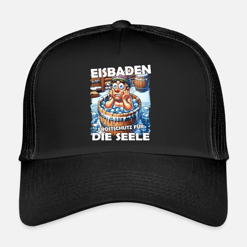 Eisbaden Winterbaden Lustig Trucker Cap