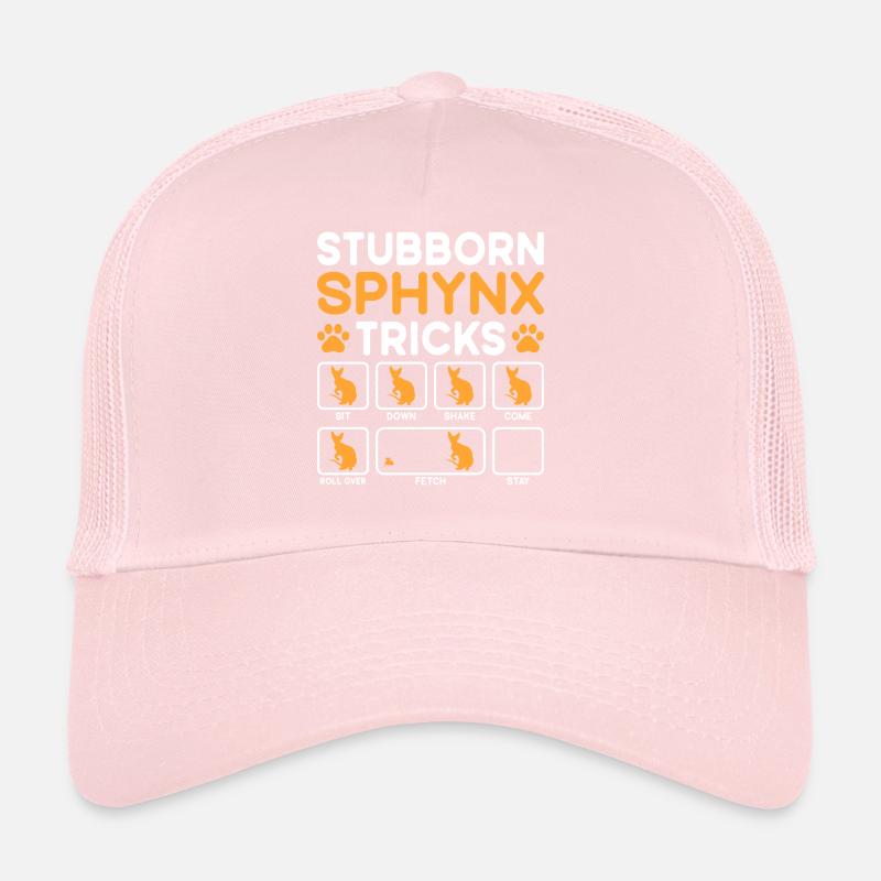 Tricks têtus Chat Sphynx Casquette trucker 