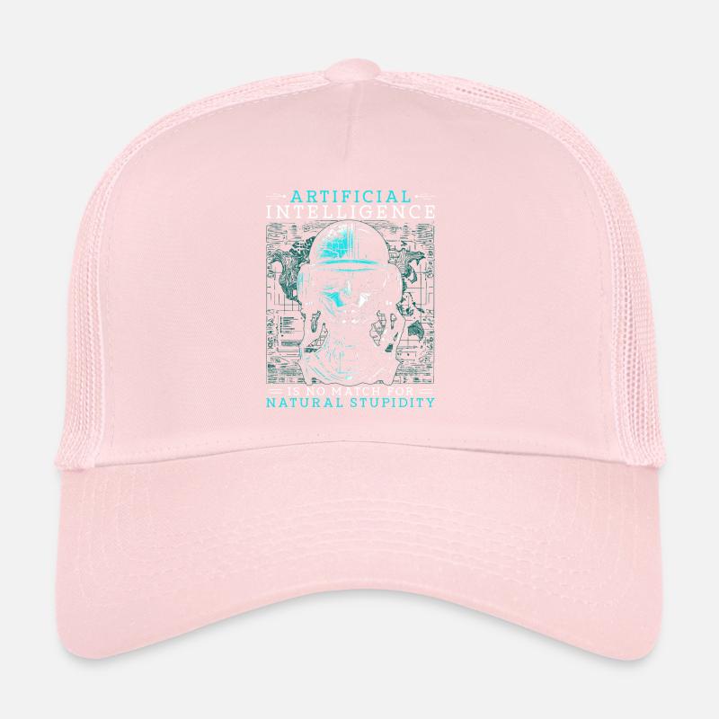 Intelligence artificielle Stupidité naturelle Casquette trucker 