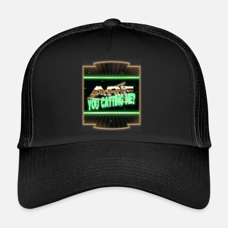 awesome funny sayings cat collage tshirts black Trucker Cap