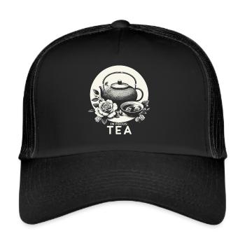 Modern Tea Time: Asian & Elegant - Trucker Cap - black/black - Front