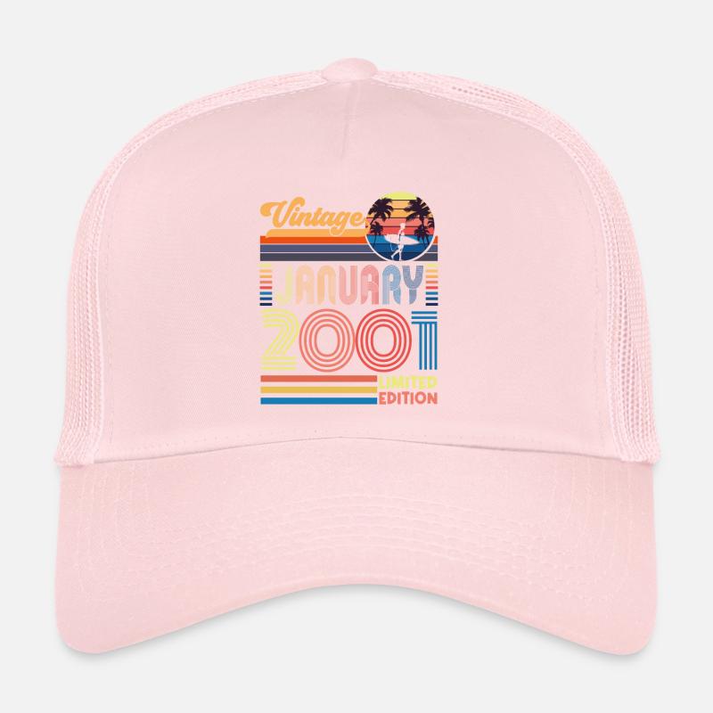 Jubiläum Januar 2001. Geschenk Januar 2001. Trucker Cap