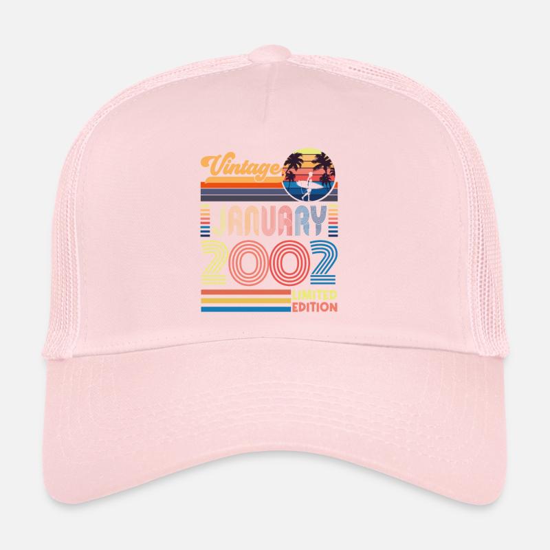 Anniversary January 2002. Gift January 2002. Trucker Cap