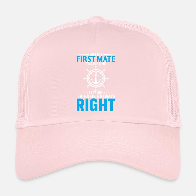 Je suis le premier barreur à gagner du temps Casquette trucker 