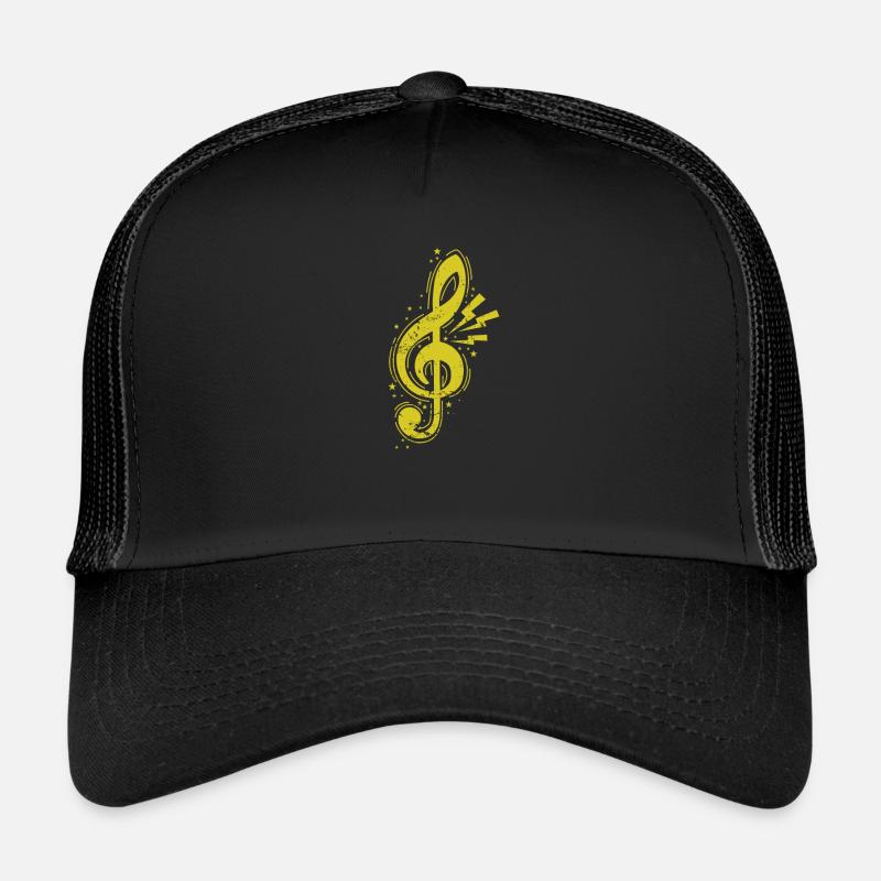 Clef Treble Clef Music Trucker Cap