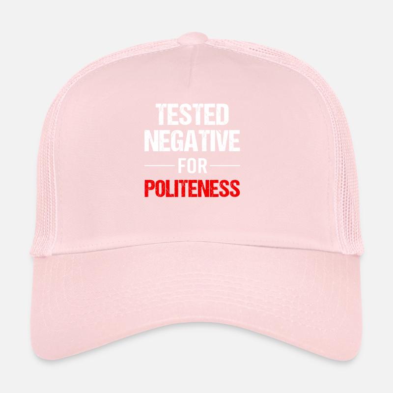 Poli? Négatif! Vraiment! Casquette trucker 