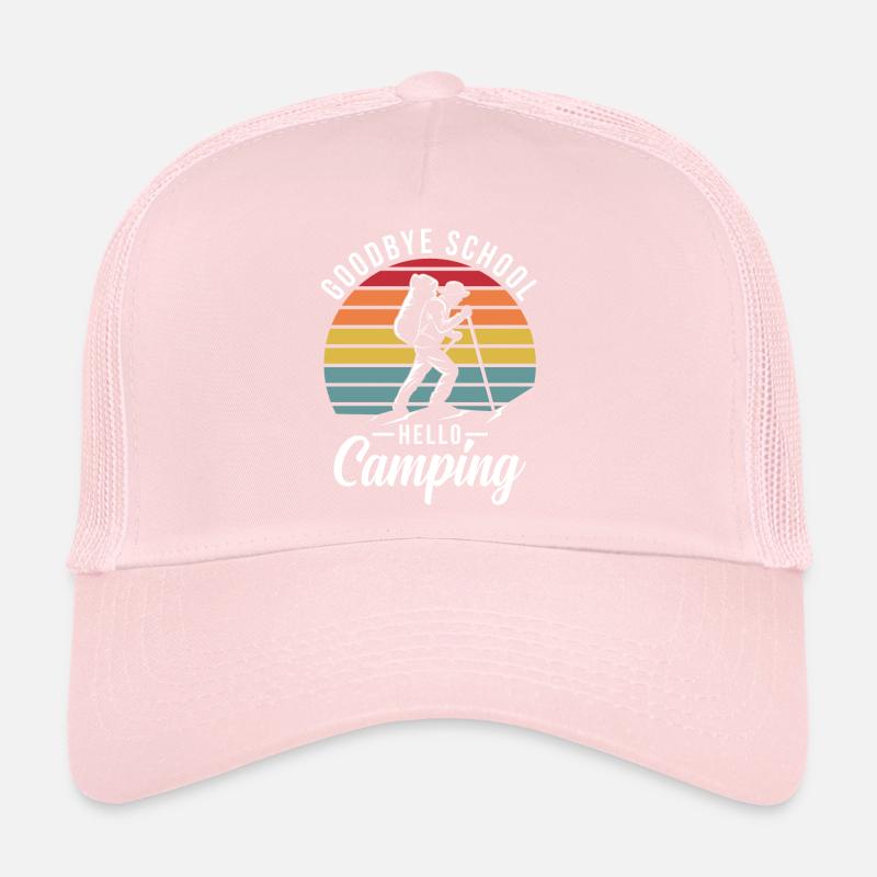 Goodbye School, Hello Camping Trucker Cap