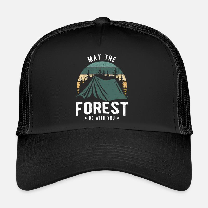 May the forest be with you - Trucker Cap - black/black
