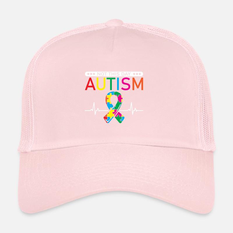 Not This Day Autism Ninja Autistic Warrior Trucker Cap