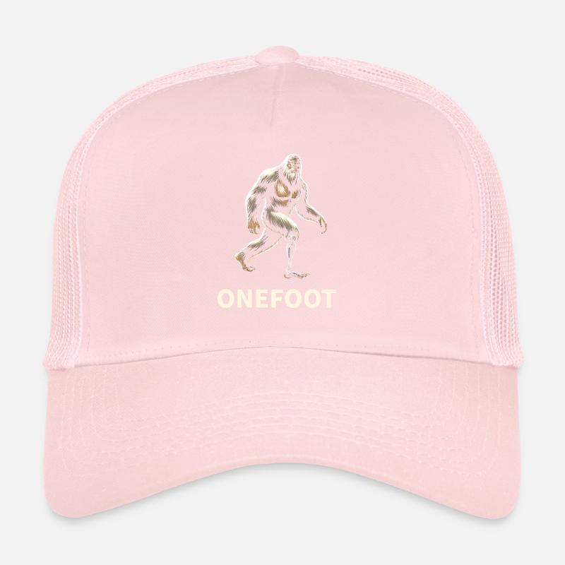 Bigfoot Sasquatch Amputated Leg Awareness Trucker Cap