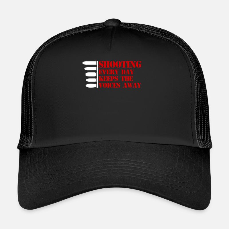 Guns Gun Rifle Weapons Firearm Pistol Trucker Cap
