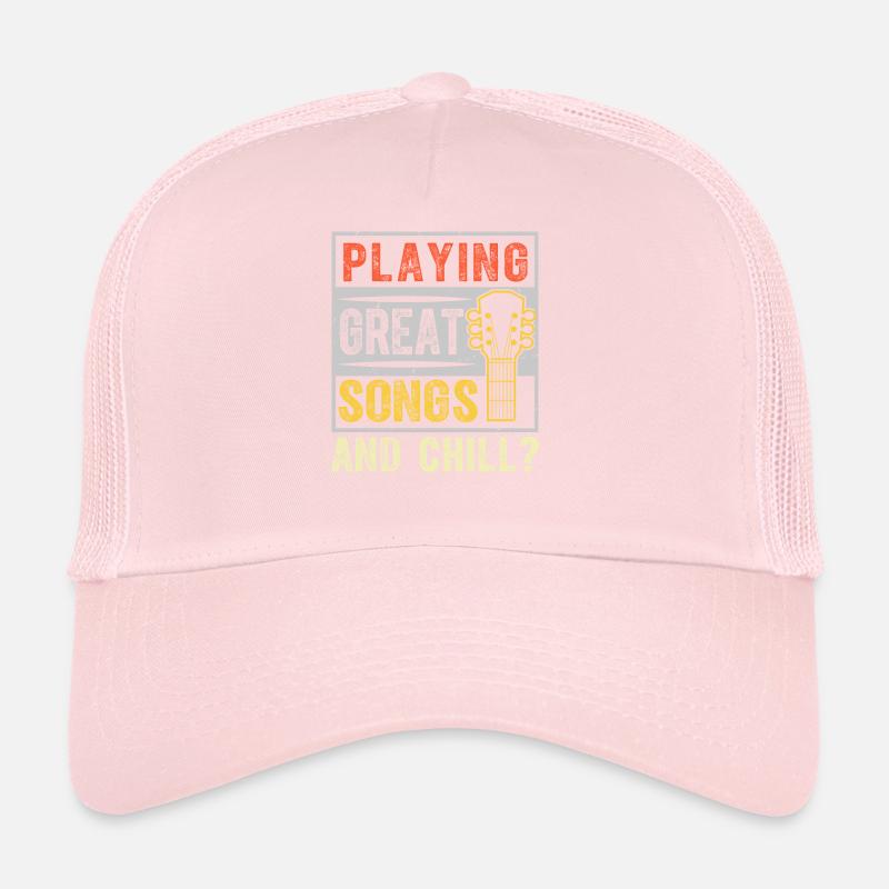 Playing Great Songs And Chill? Musiker Witz Trucker Cap