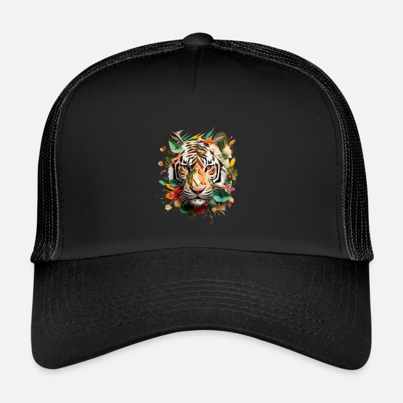 Lion - Trucker Cap - Schwarz/Schwarz