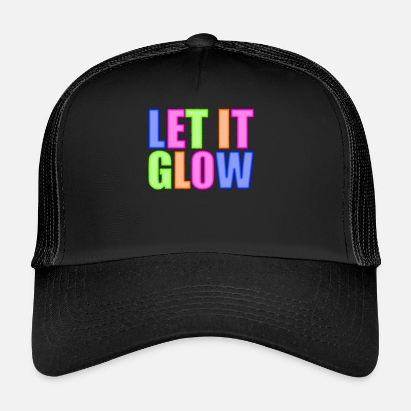 Lass es leuchten - Positives Design Trucker Cap