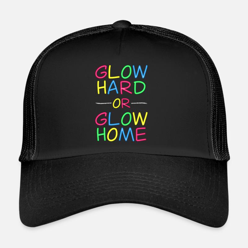 Devise de Neon Life - Vivre radieusement Casquette trucker 