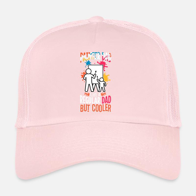 Papa peintre comme un papa normal mais plus cool Casquette trucker 