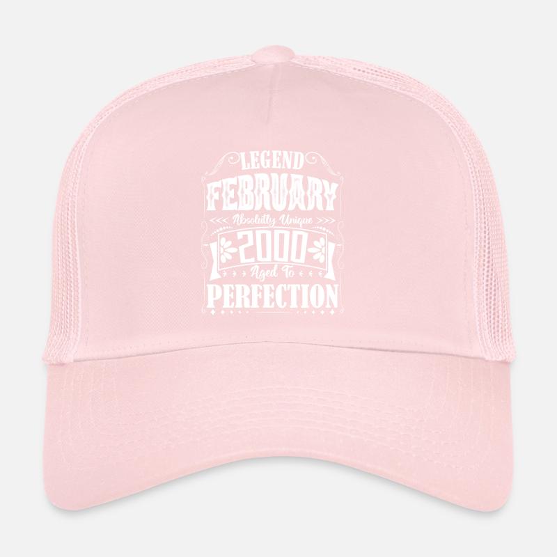 Februar 2000. Geburtstagsgeschenk Februar 2000. Trucker Cap