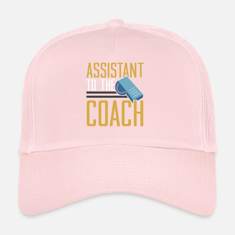 Assistant Coach Sport Trainer Team Coaching Trucker Cap