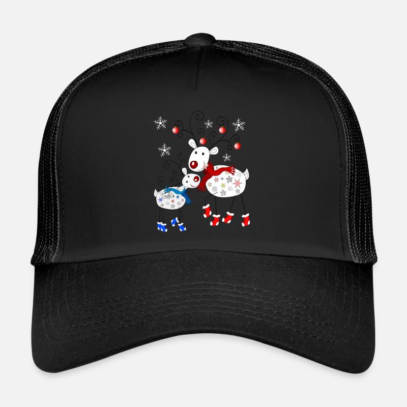 Renne avec des chaussettes Casquette trucker 